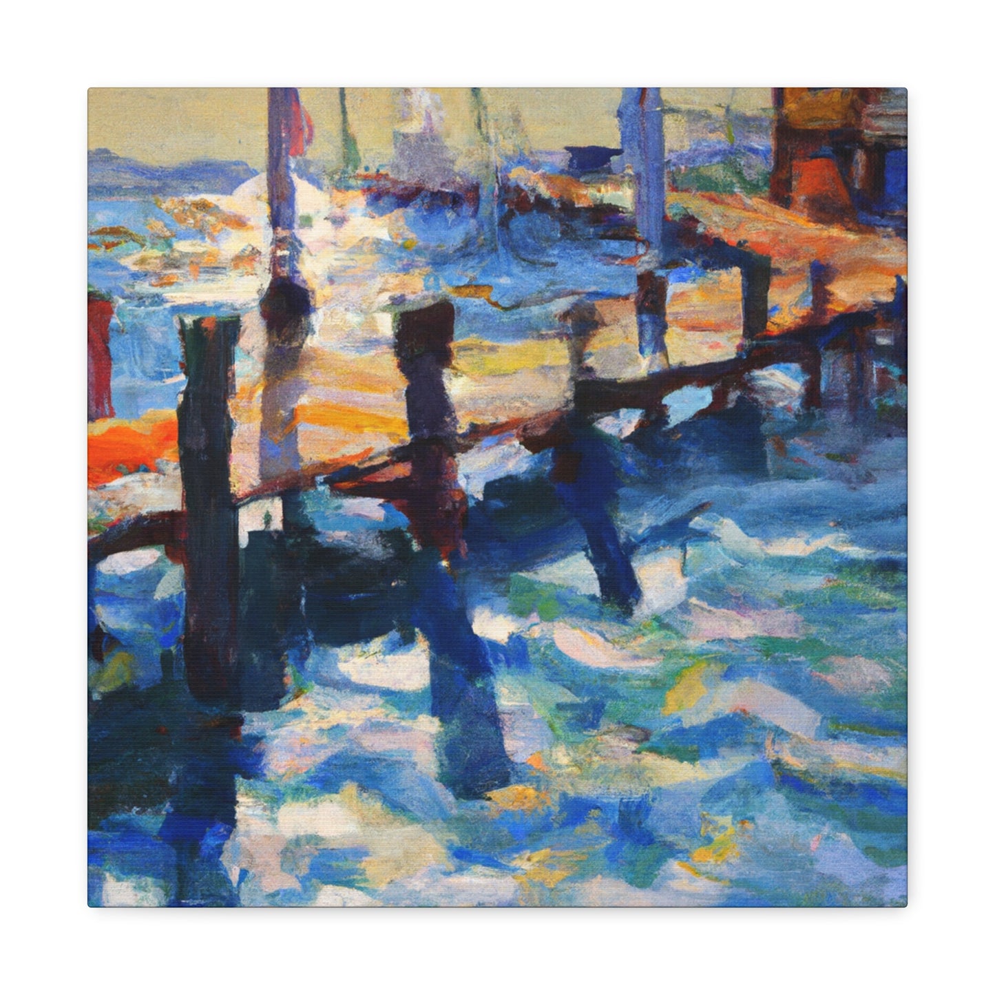 "Pier of Impressionism" - Canvas