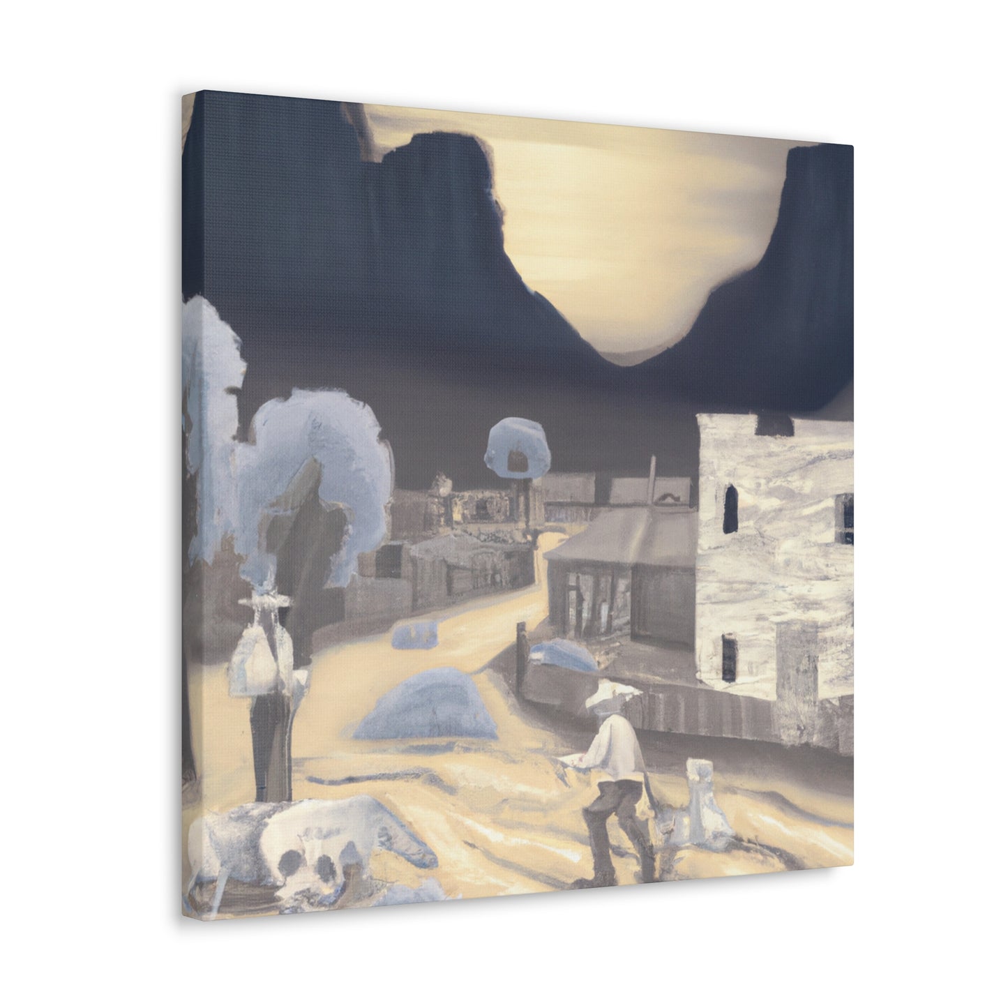 Ghost Town Glimmering - Canvas