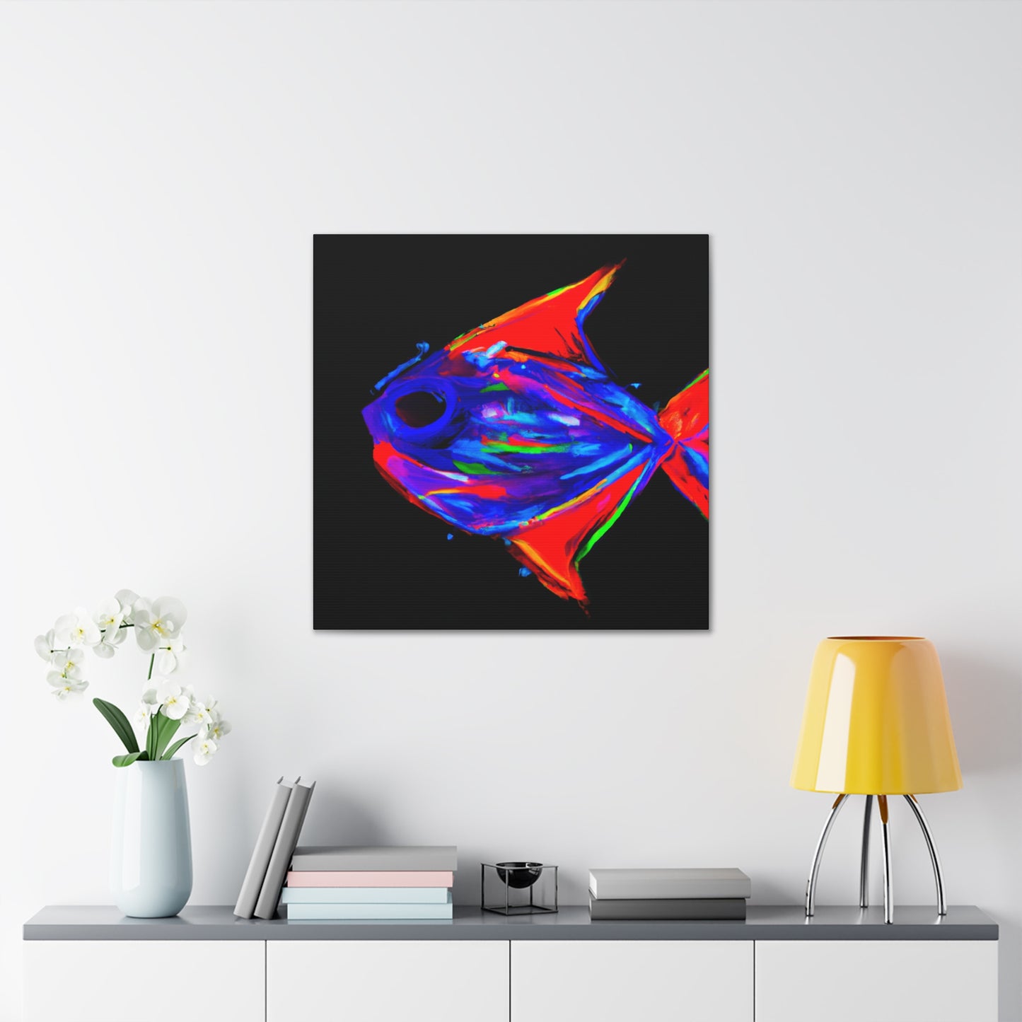 Neon Tetra Brilliance - Canvas