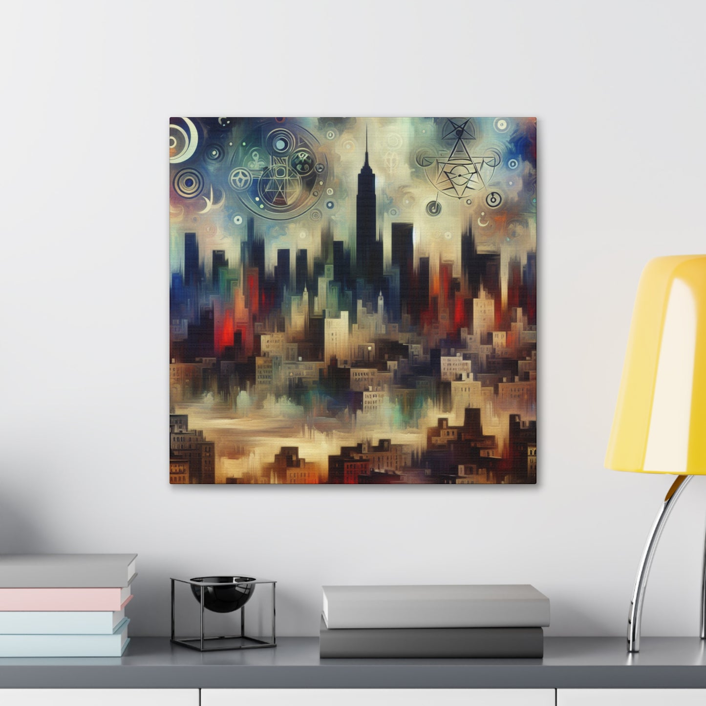 "Urban Odyssey: Concrete Symphony" - Canvas