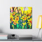 "A Bursting Daffodil" - Canvas