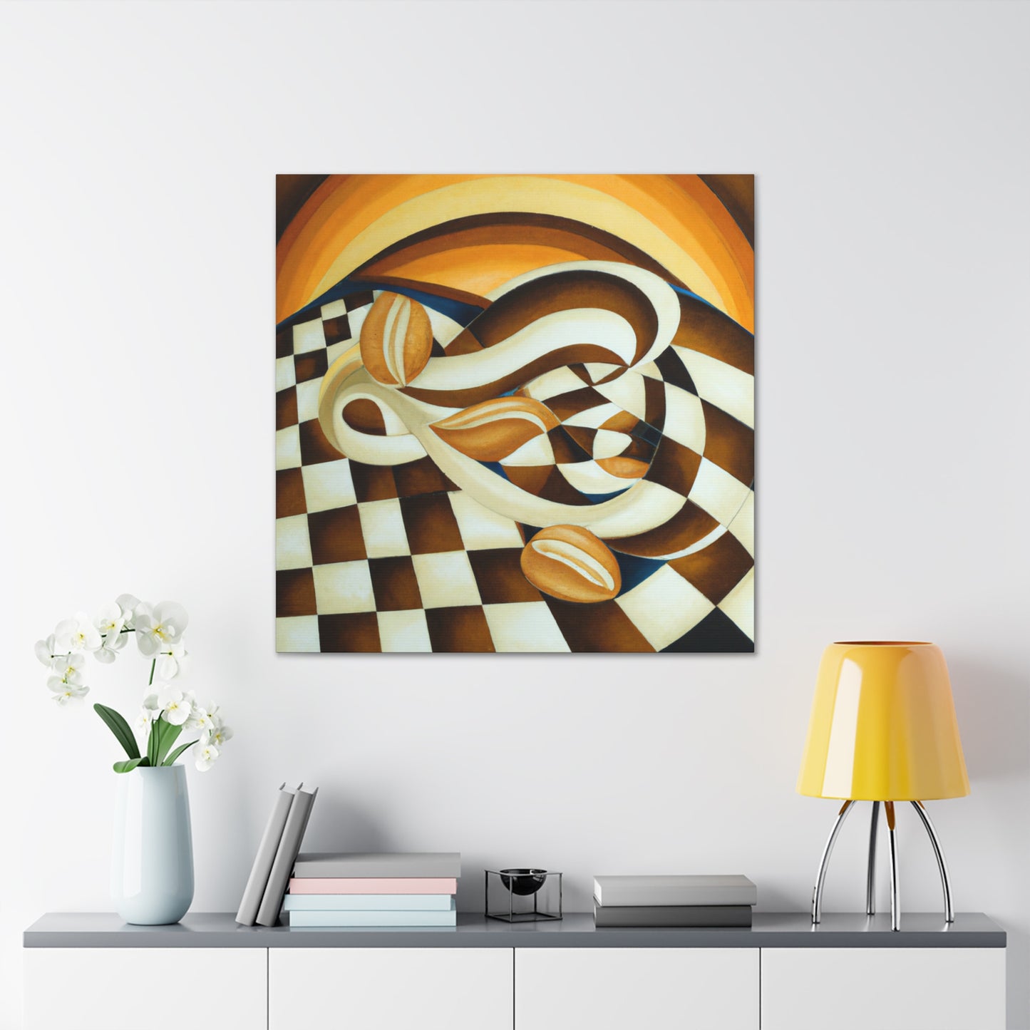 "Coffee: An Art Deco Classic" - Canvas