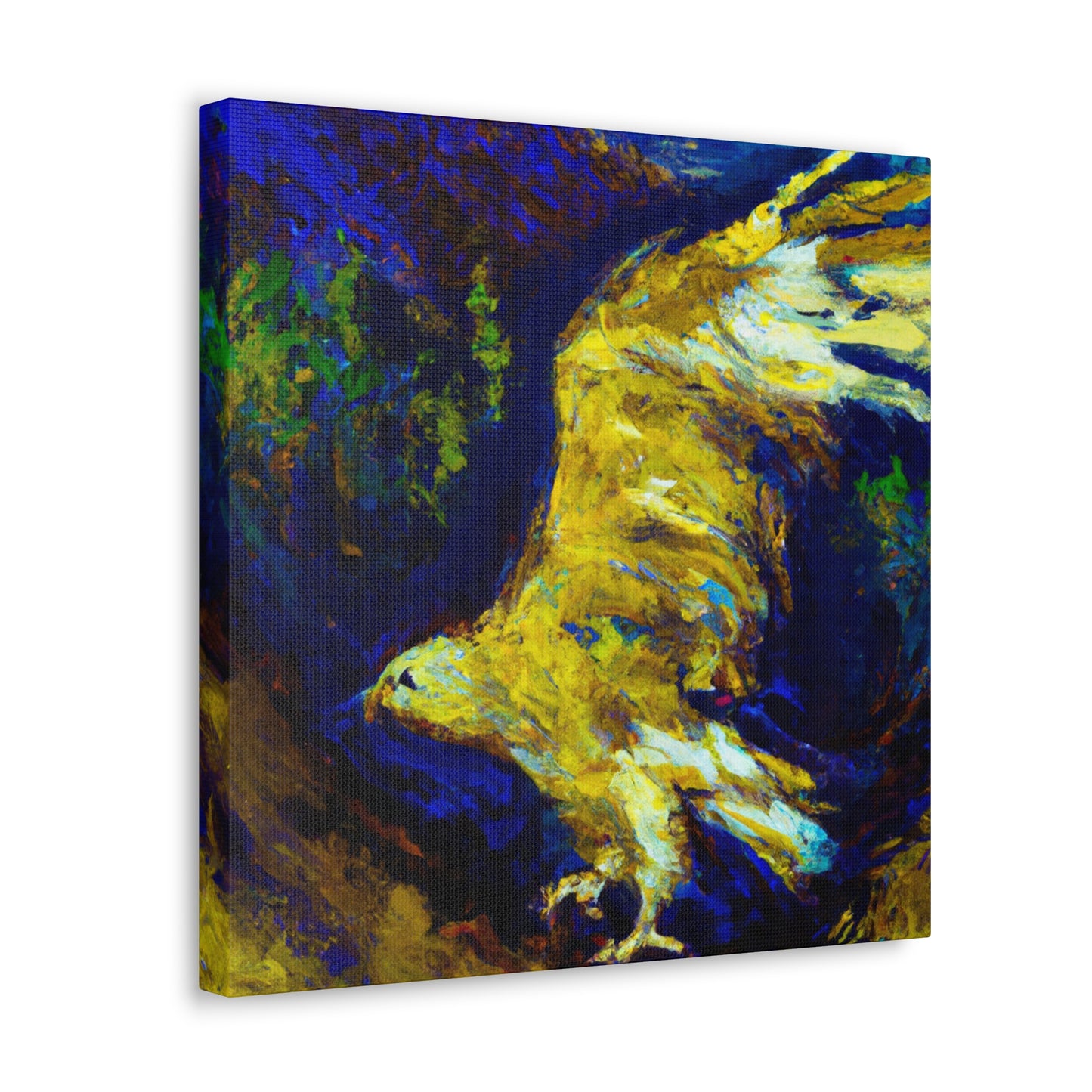 Golden Eagle Flight. - Canvas