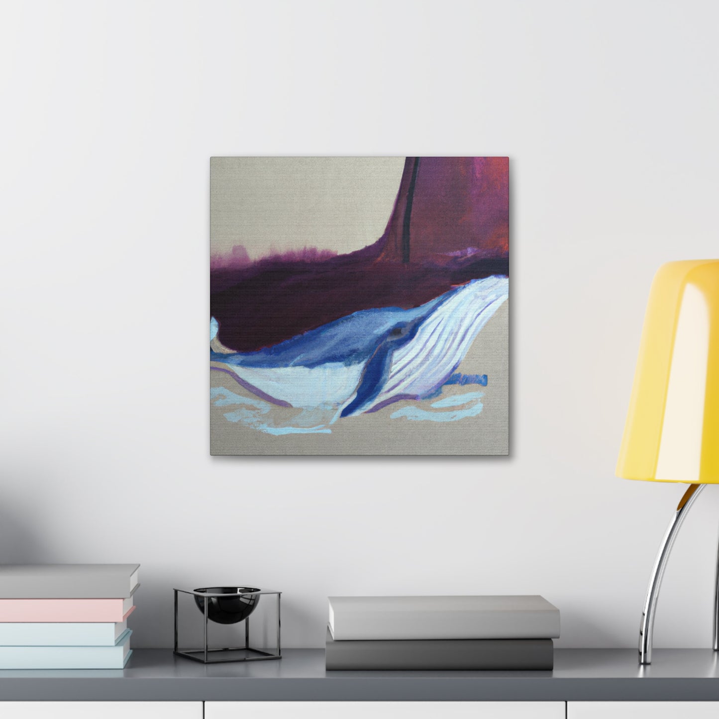 Whale in the Shallows - Canvas