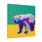 Polar Bear Pop Art - Canvas