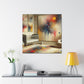 Vibrant Harmony: Dynamic Abstraction - Canvas