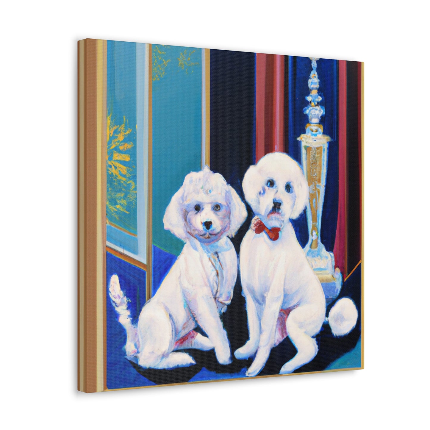 Maltese Art Deco Glow - Canvas