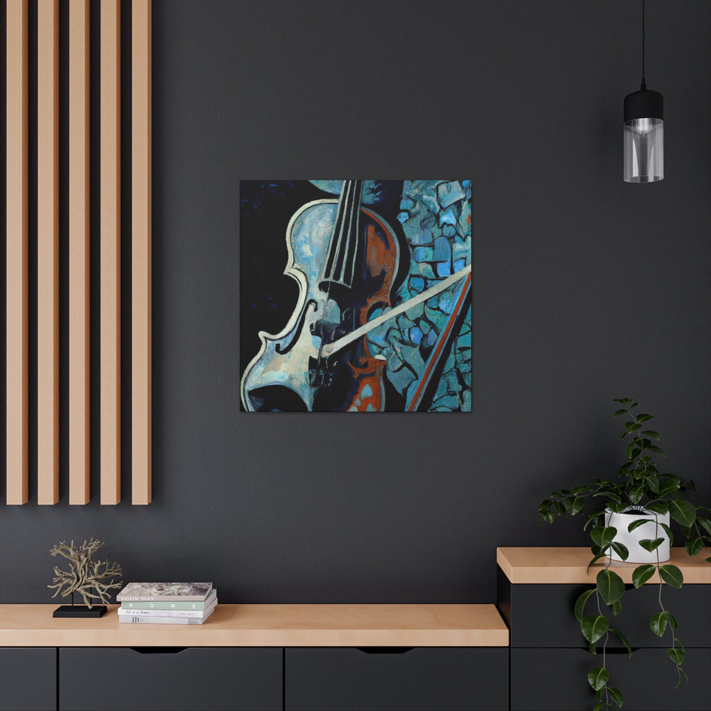 "Strumming on a Violin" - Canvas