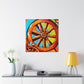 Wagon Wheel Art Deco - Canvas