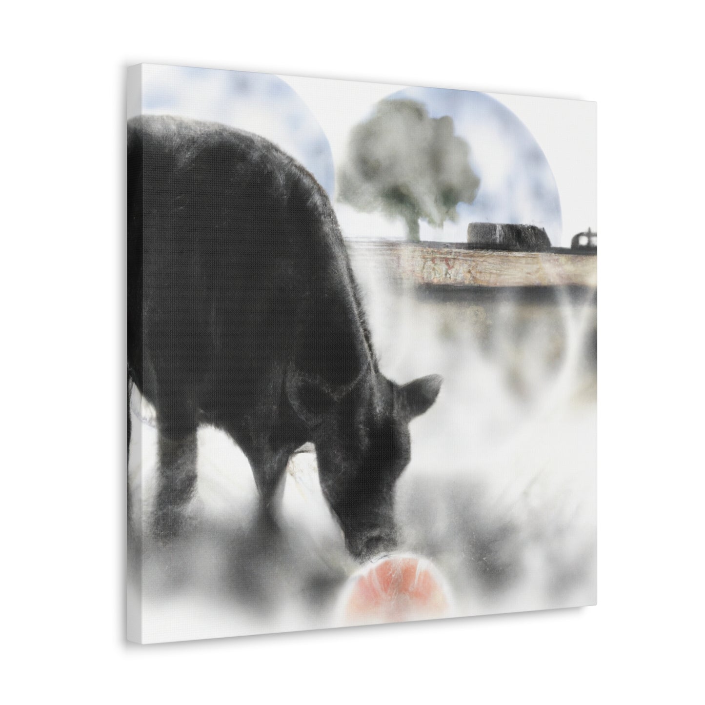 "Black Angus Truelife" - Canvas