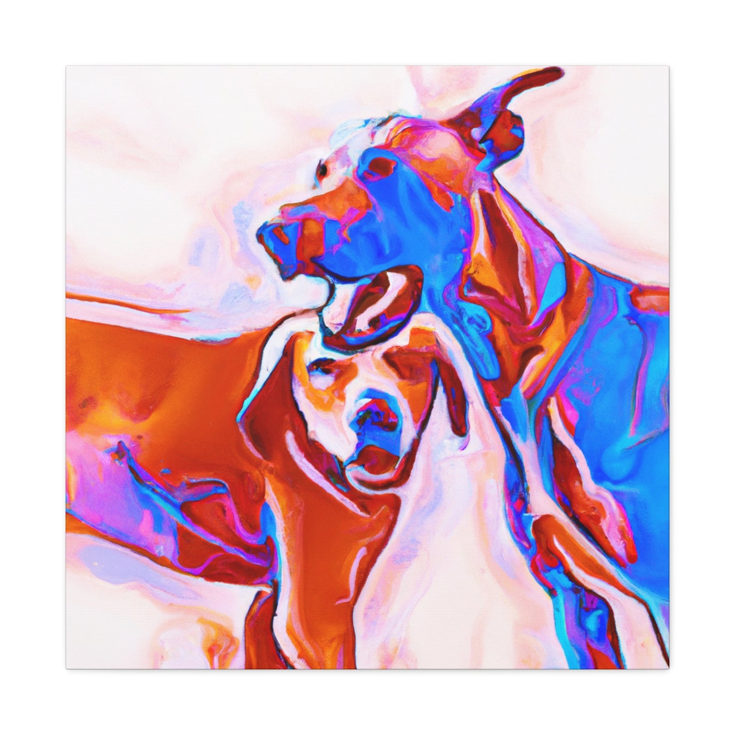 Ridgeback in Expressionism - Canvas