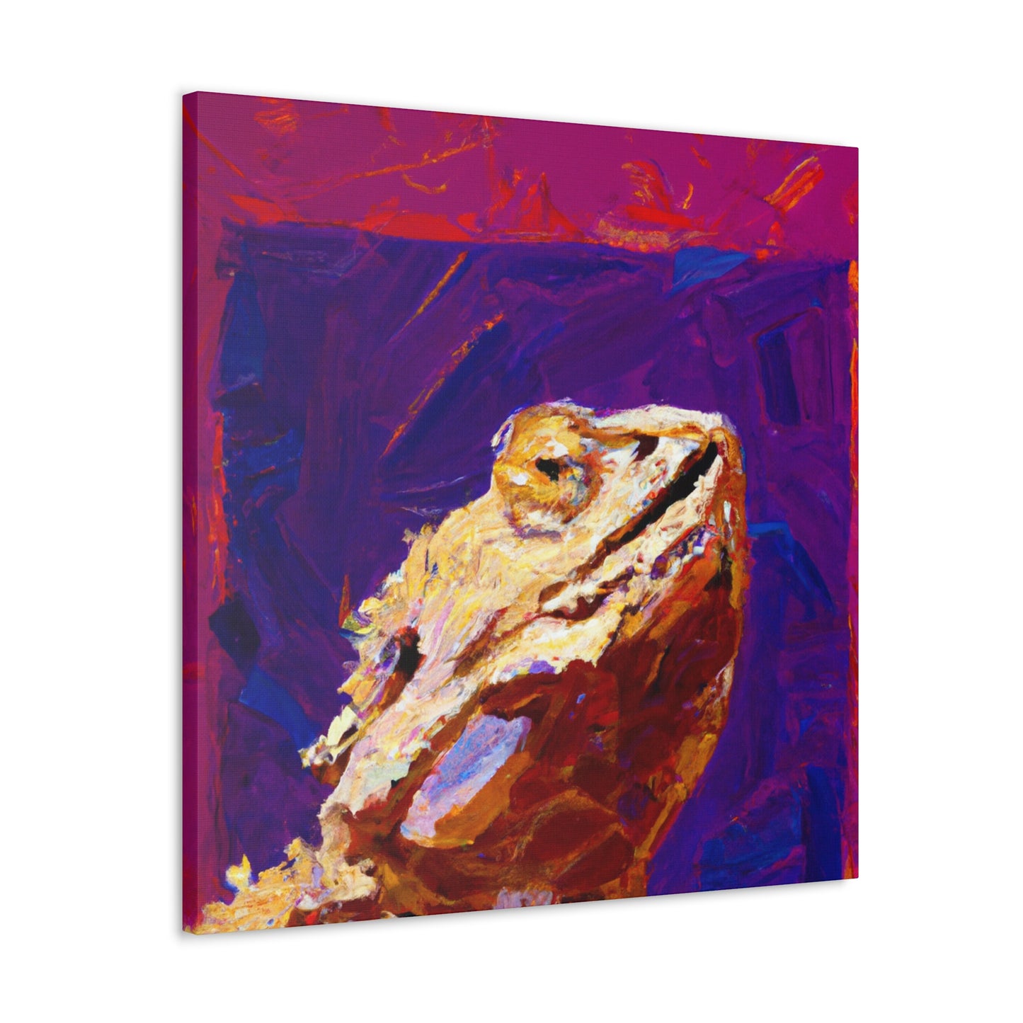 "Bearded Dragon Charm" - Canvas