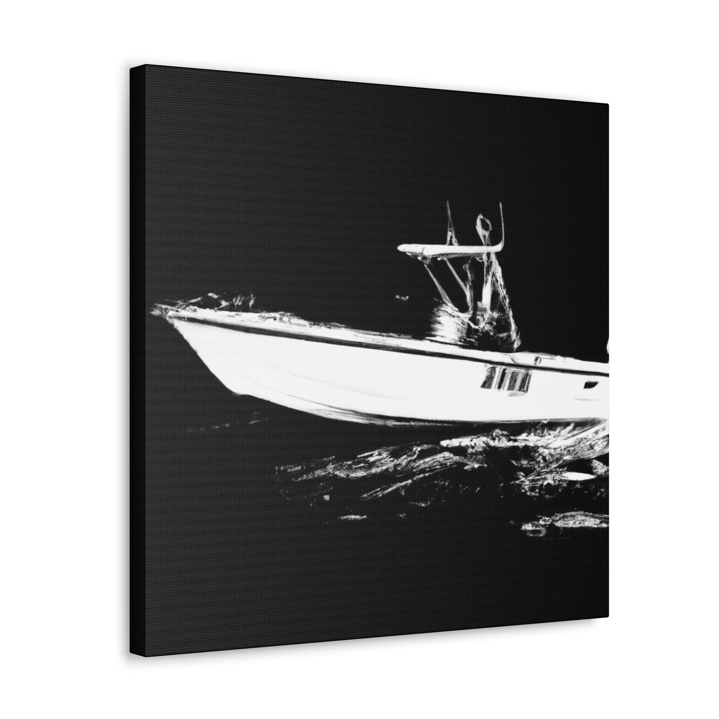 "Bass Fishing Glisten" - Canvas