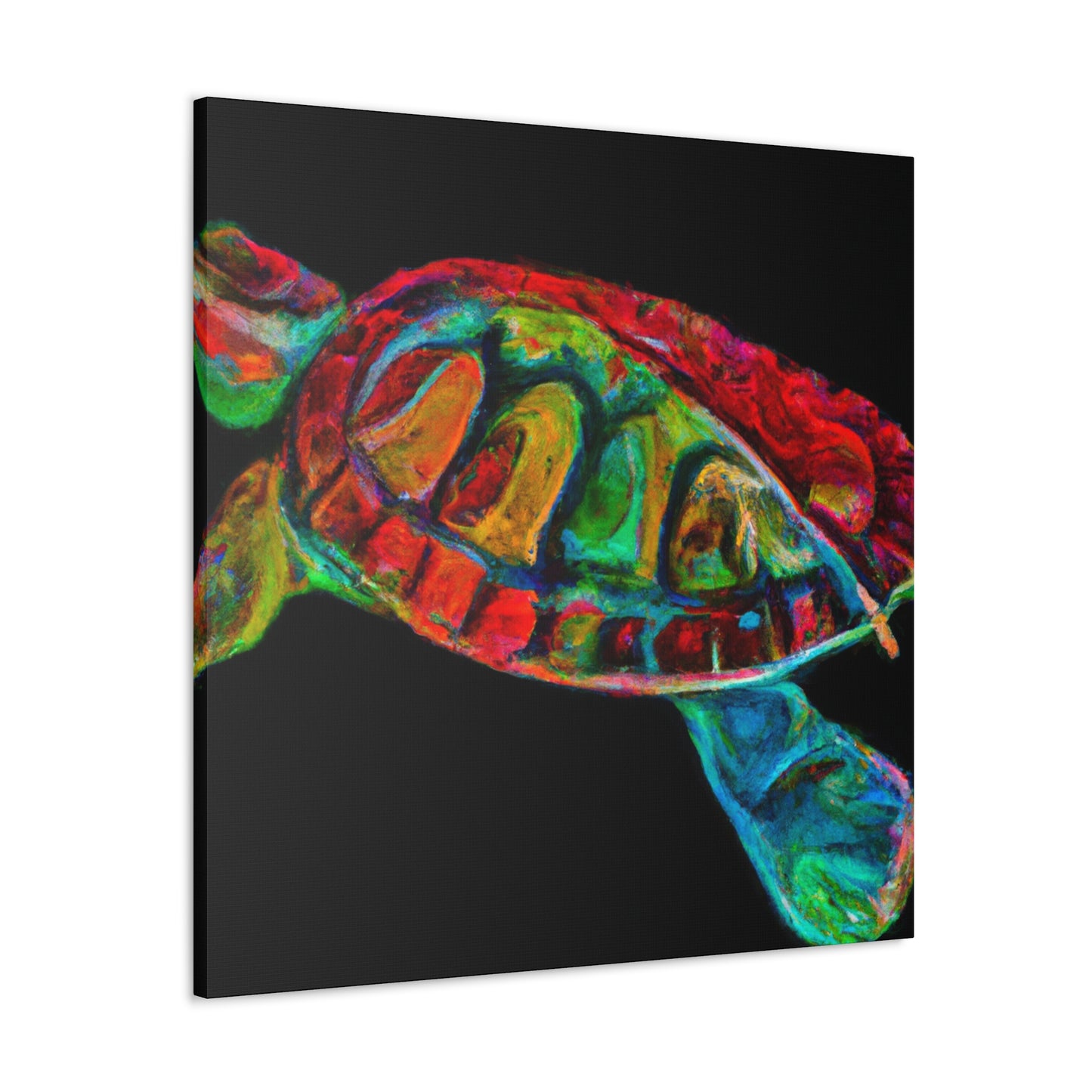 "Turtle Into Splendor!" - Canvas