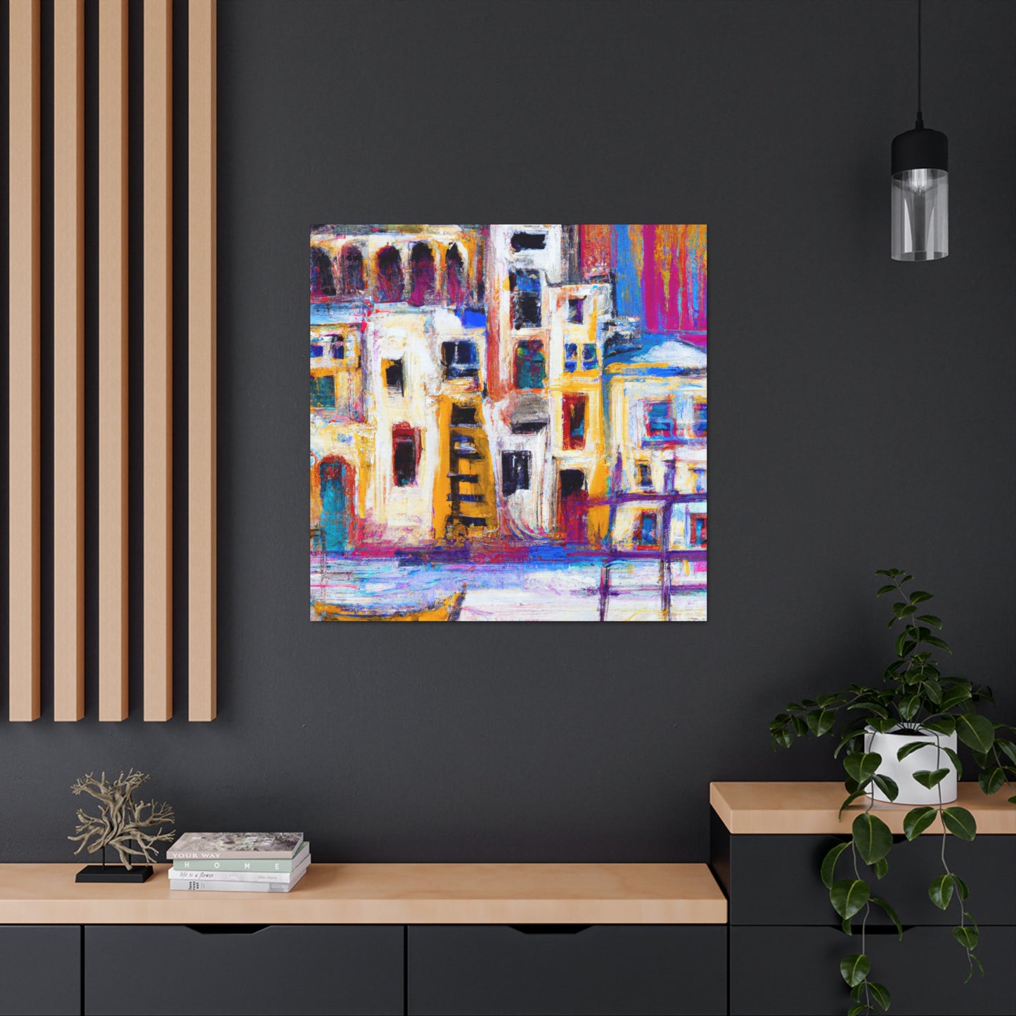 "Mediterranean Abstraction Views" - Canvas