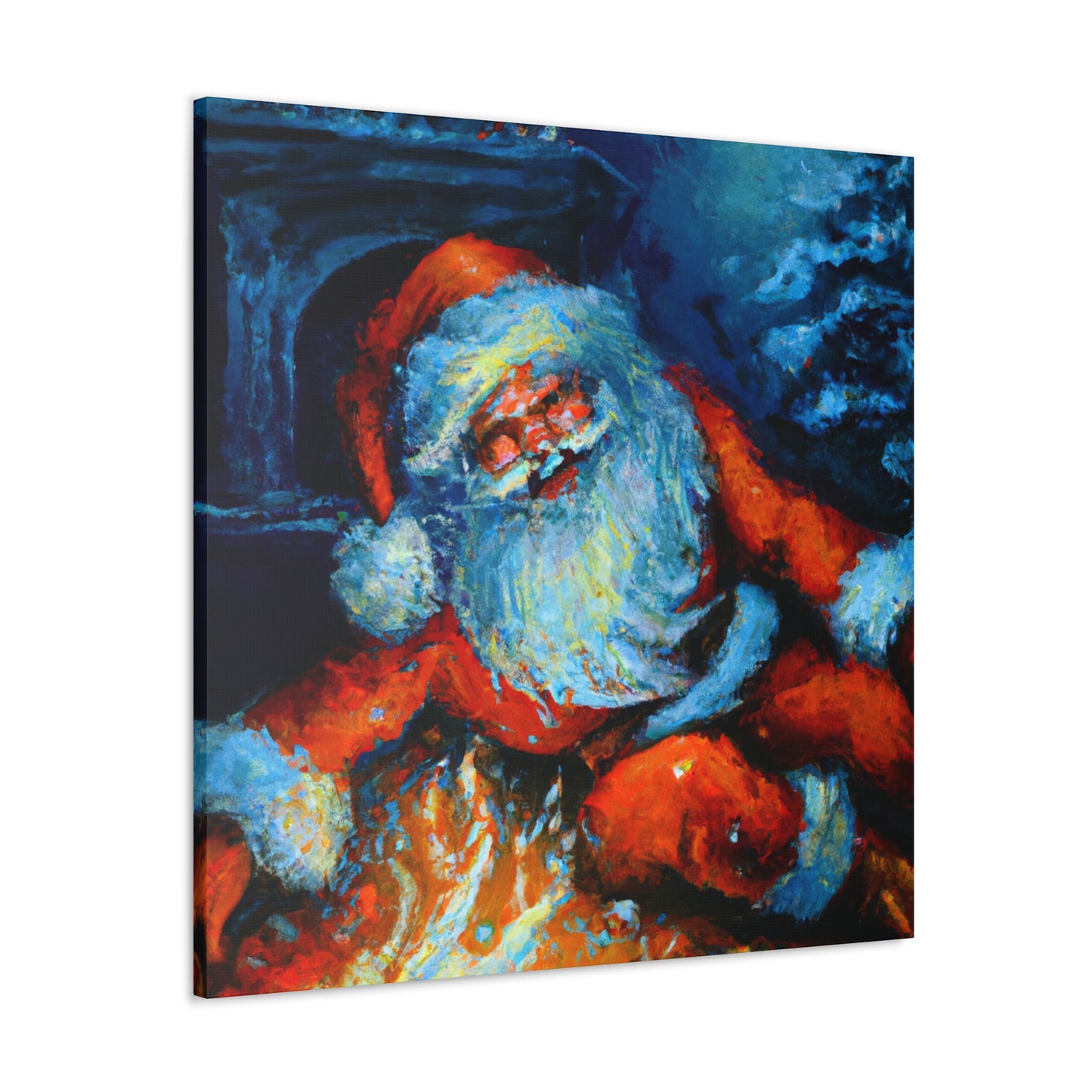 Santa Claus Returns Home - Canvas