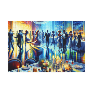 "Vibrant Revelry Unleashed" - Canvas