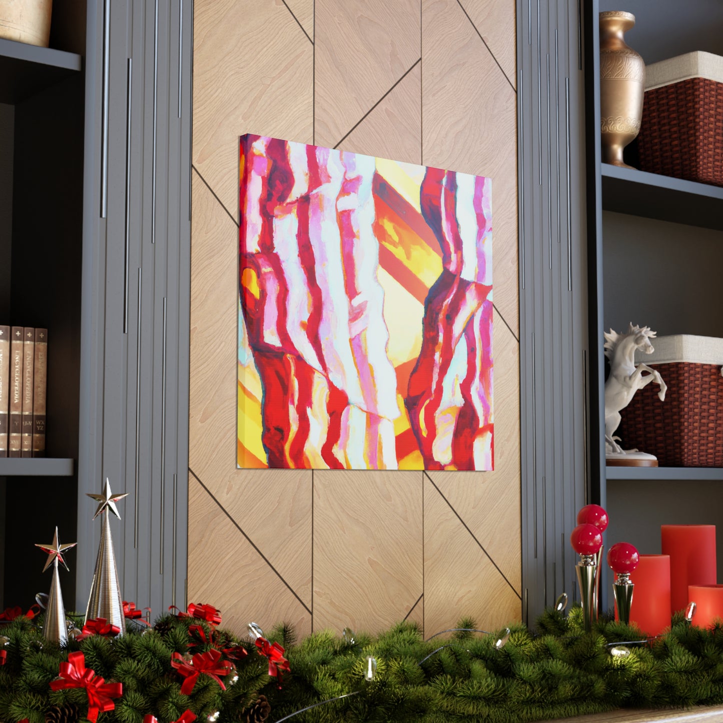 "Bacon of the Hearth" - Canvas