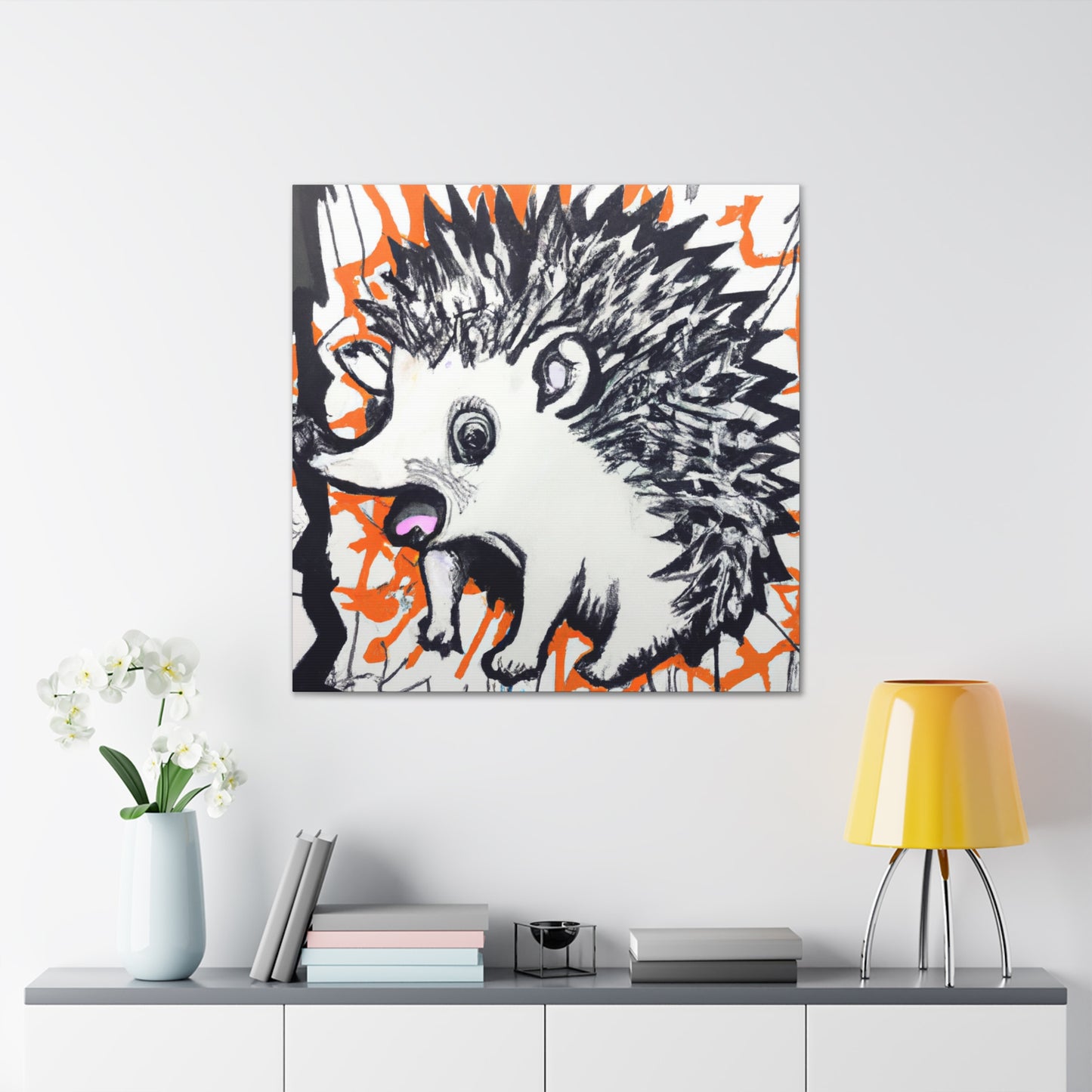 Hedgehog Urban Expression - Canvas