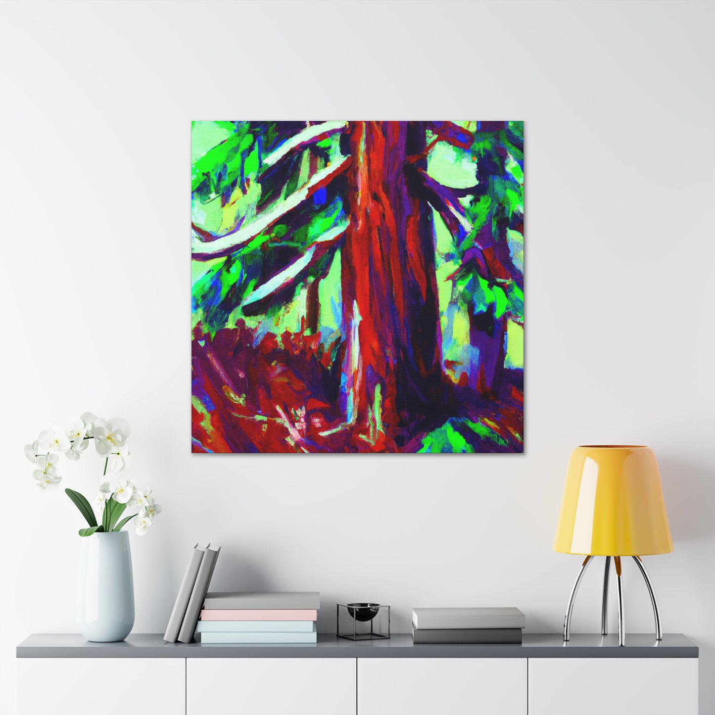 "Redwood in Abstraction" - Canvas