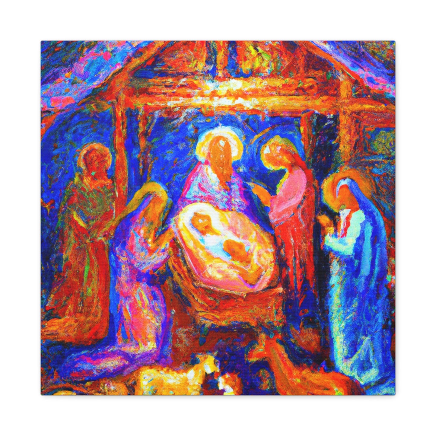 "The Nativity Scene Awakens" - Canvas