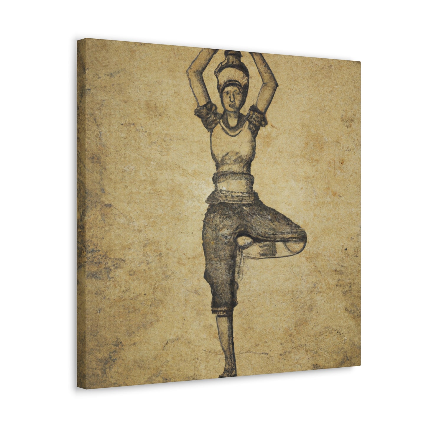 Yoga in the Rococo - Canvas