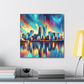 "Charlotte's Vibrant Urban Canvas" - Canvas