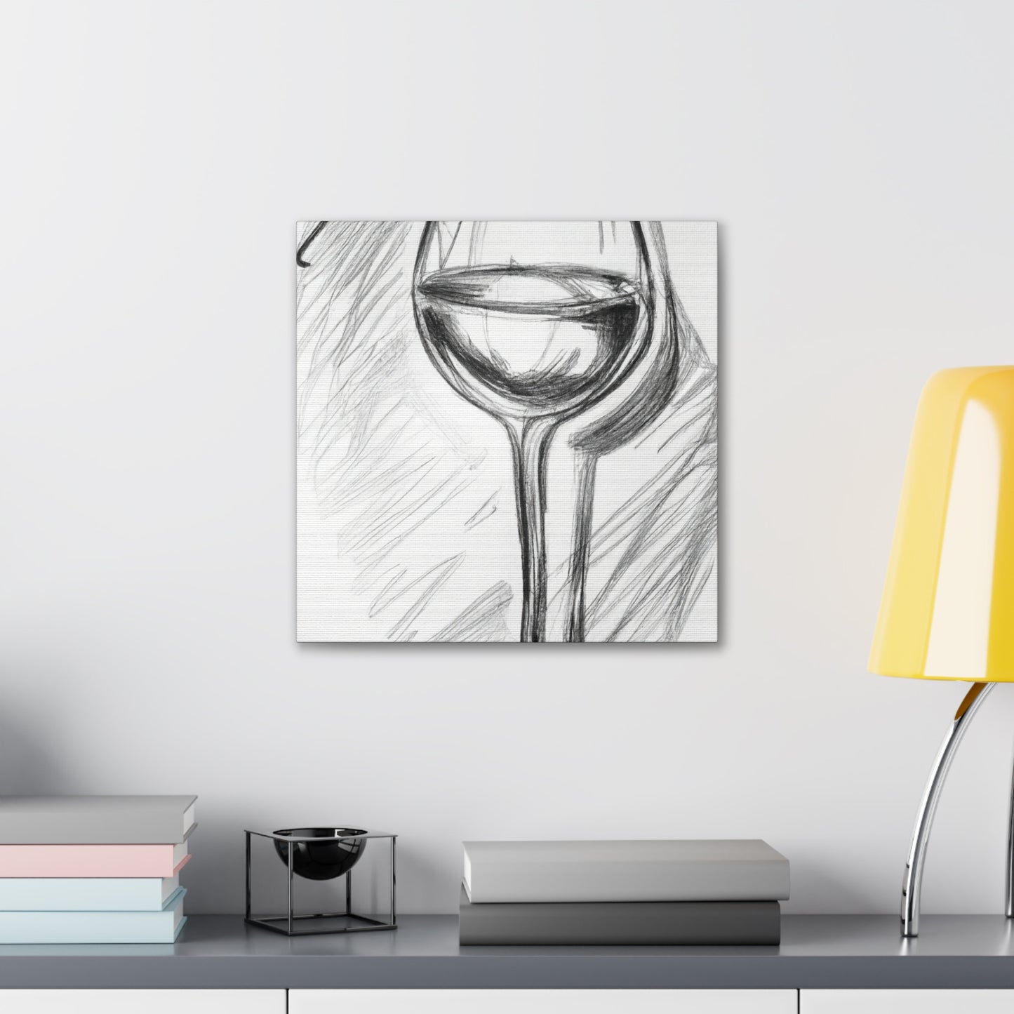 "Wine Glass Splendor" - Canvas