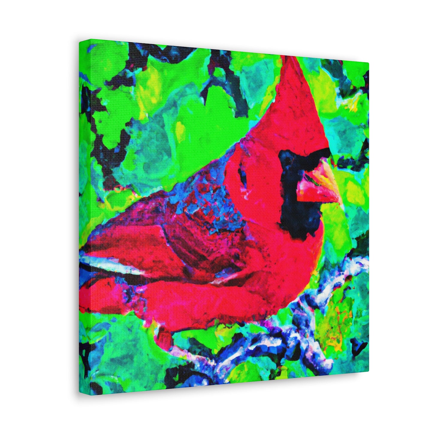 "Northern Cardinal Brilliance" - Canvas