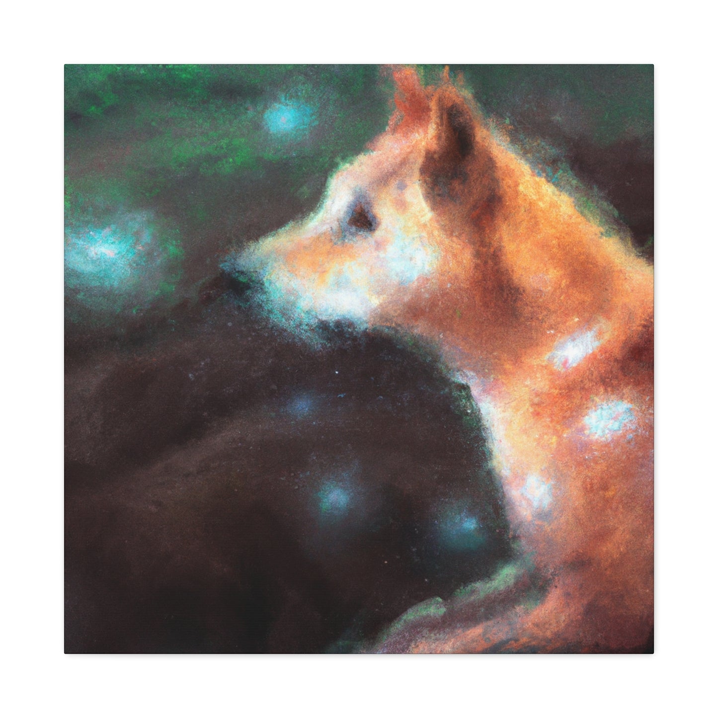 Dingo in Impressionism - Canvas