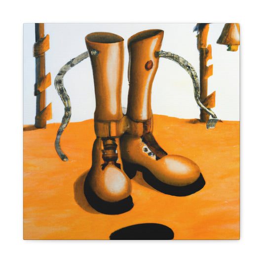 "Boots on the Horizon" - Canvas