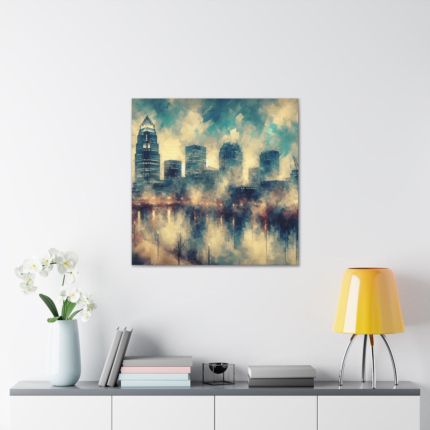 "Urban Tapestry Unveiled" - Canvas