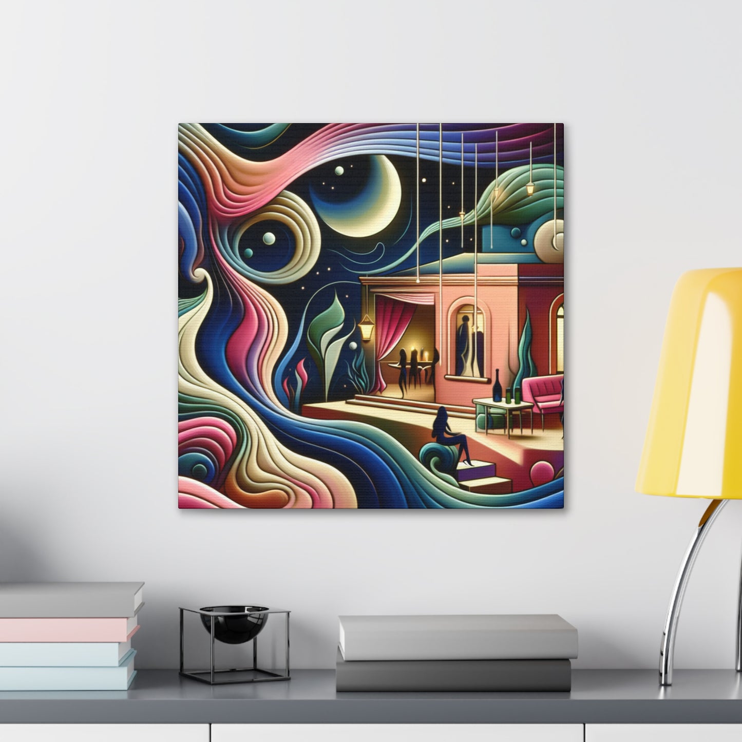 Whimsical Soirée Symphony - Canvas