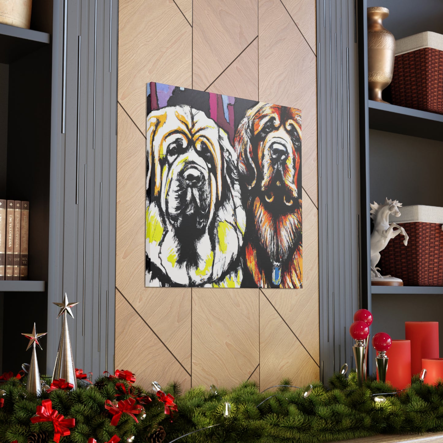 Tibetan Mastiff Portrait - Canvas