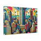 "Urban Splendor: Roaring Indianapolis" - Canvas