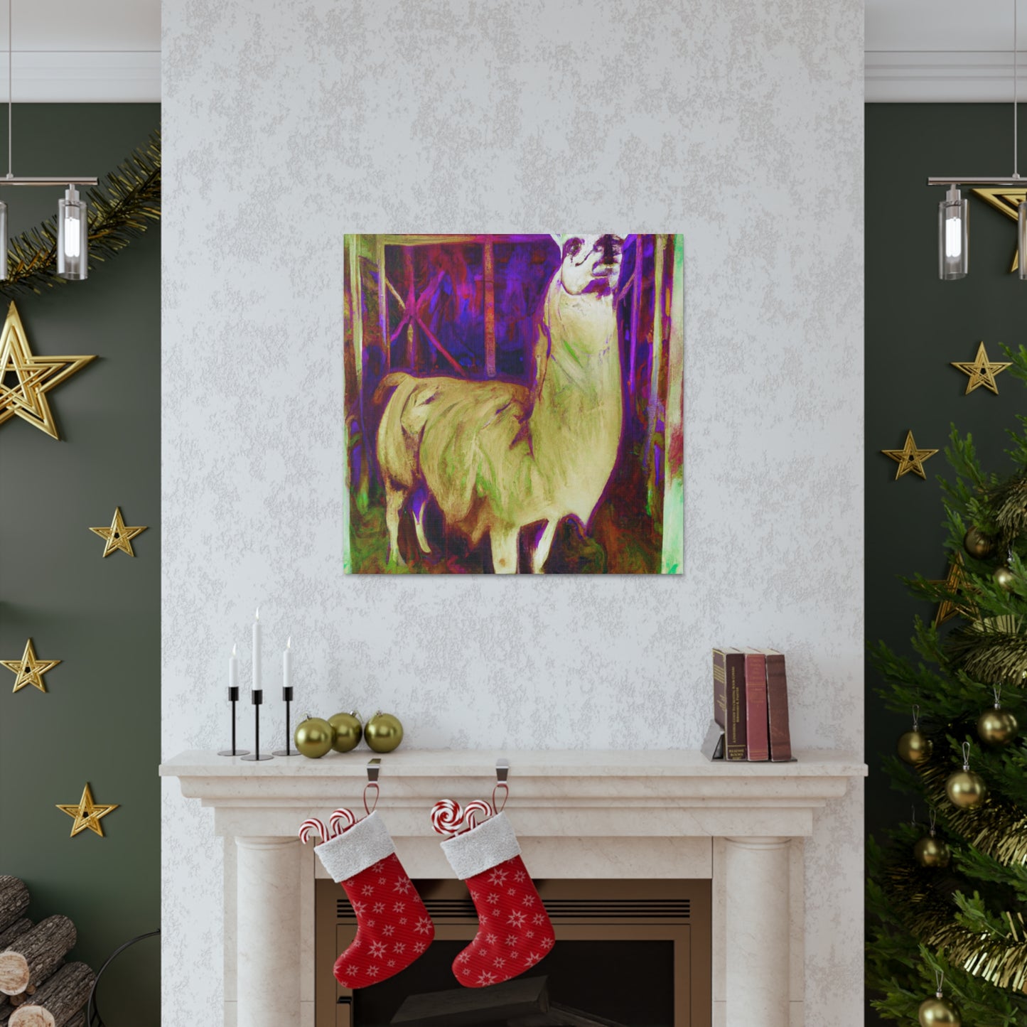 Llama Majestic Splendor - Canvas