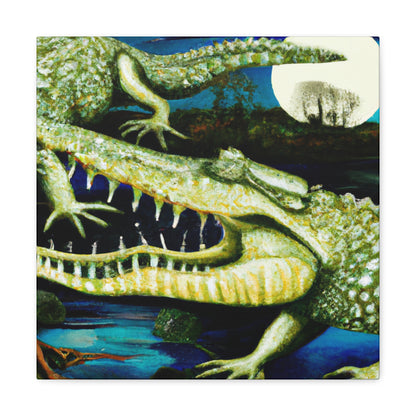 Crocodile in the Clouds - Canvas