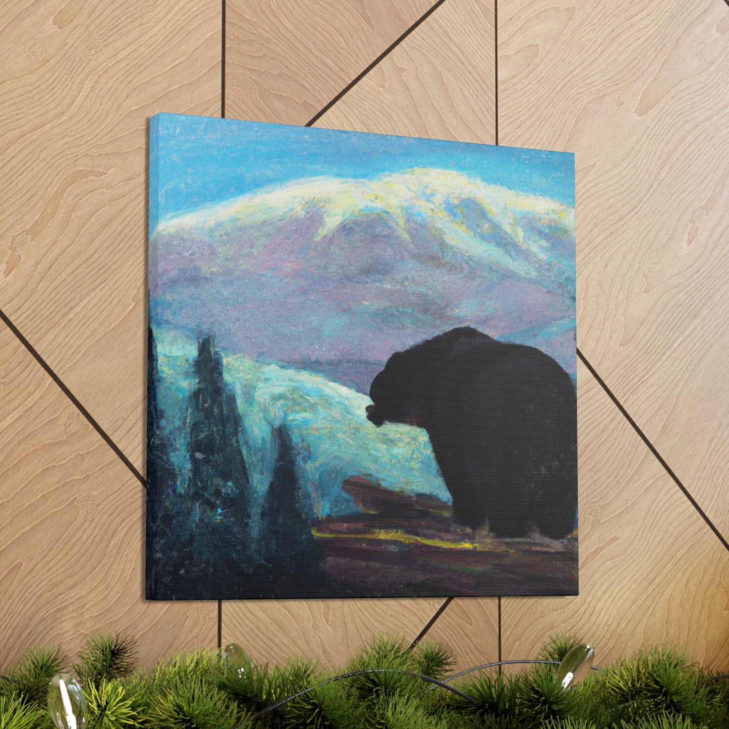 "The Black Bear Monolith" - Canvas