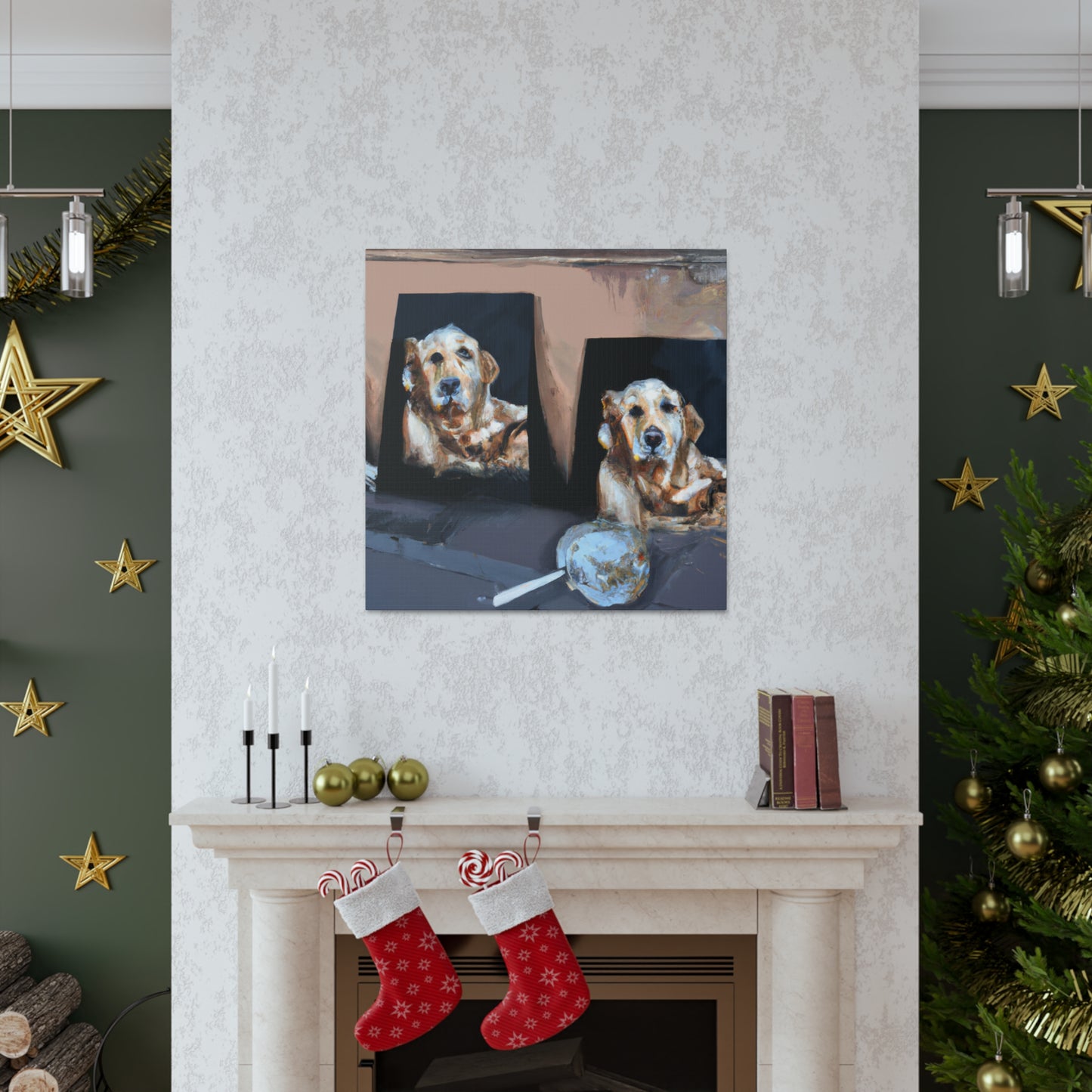 Golden Retriever Radiance - Canvas