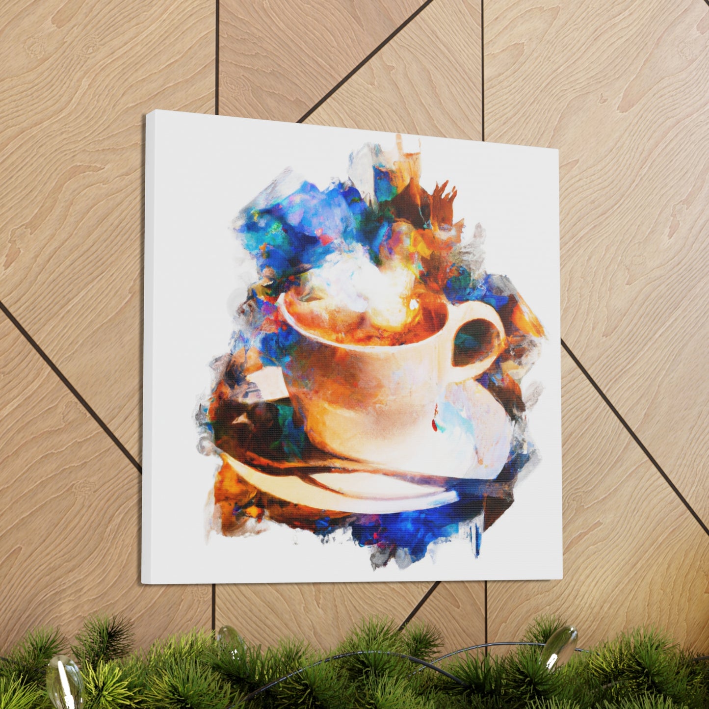 A Cup of Coffee - Canvas