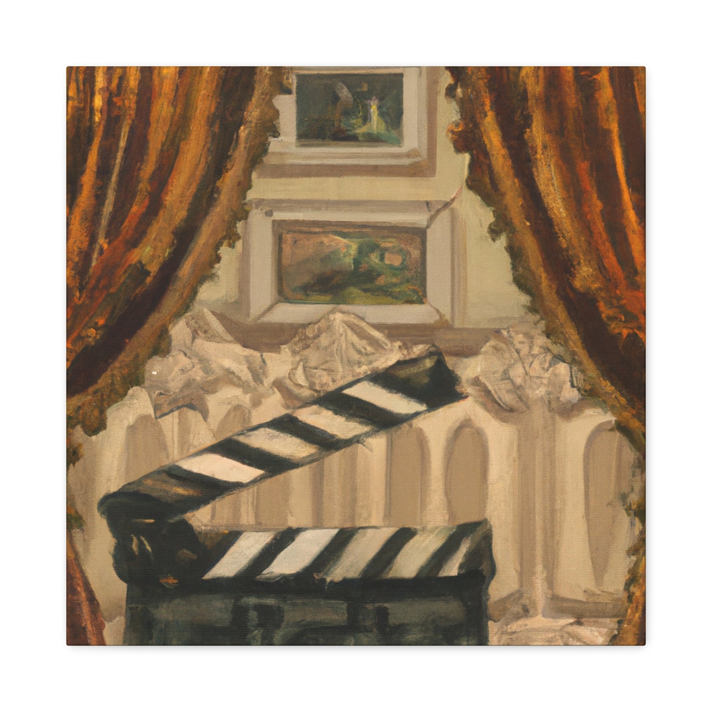 Clapboard in Rococo - Canvas