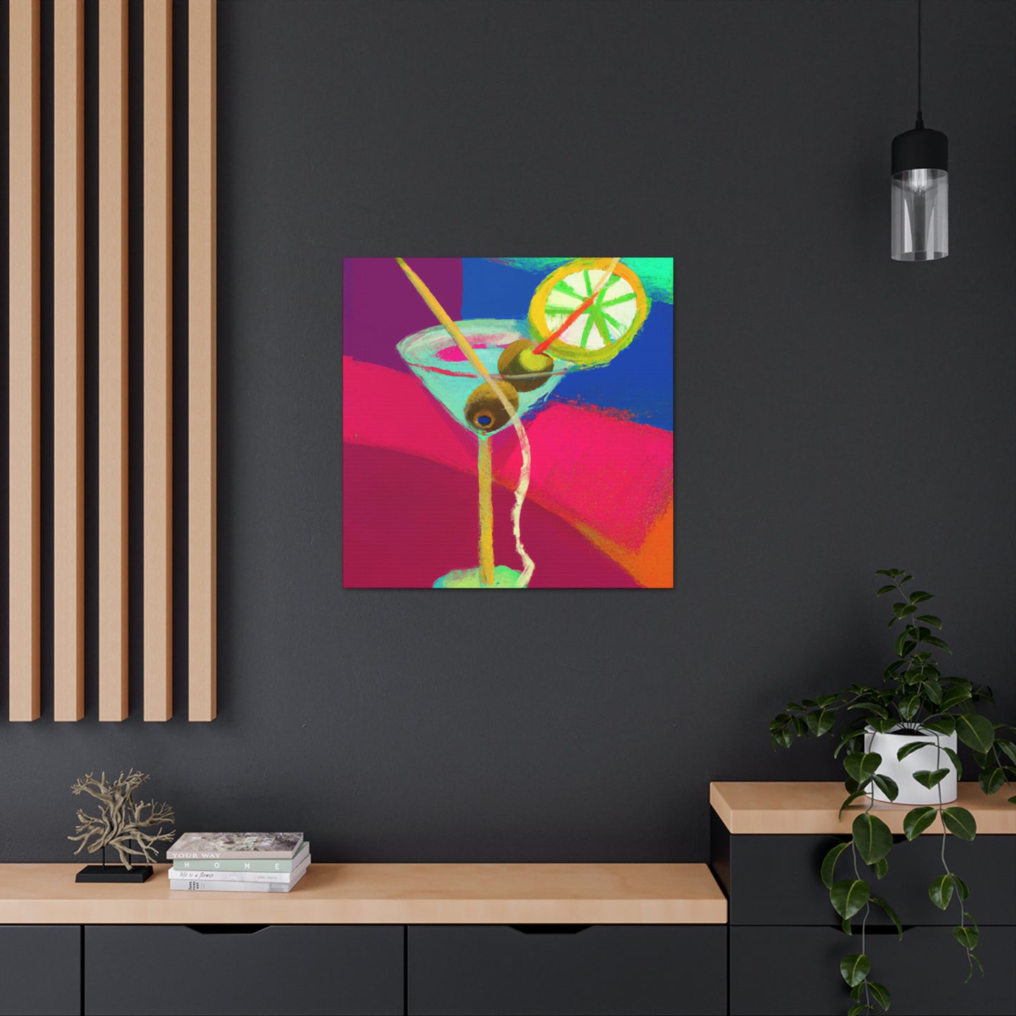 Martini Joyful Celebration - Canvas