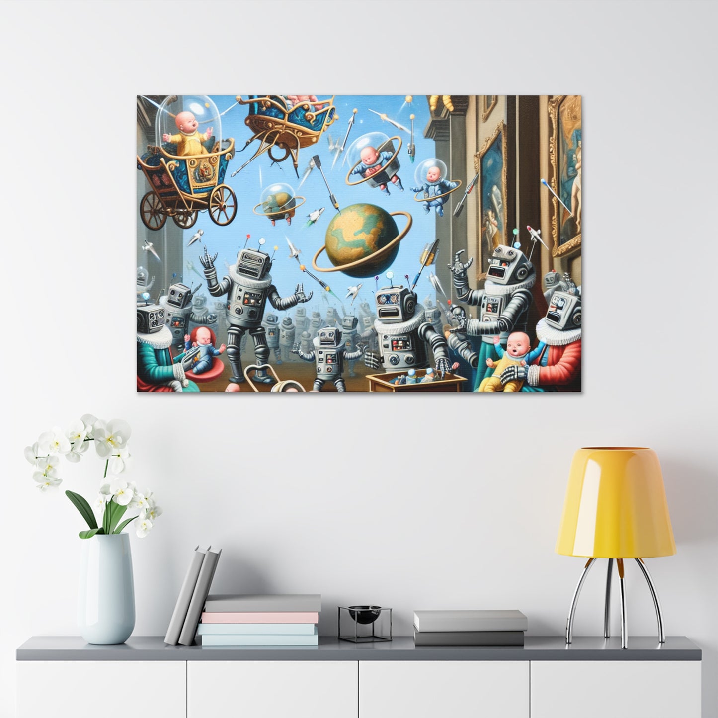 Cosmic Automaton Reverie - Canvas