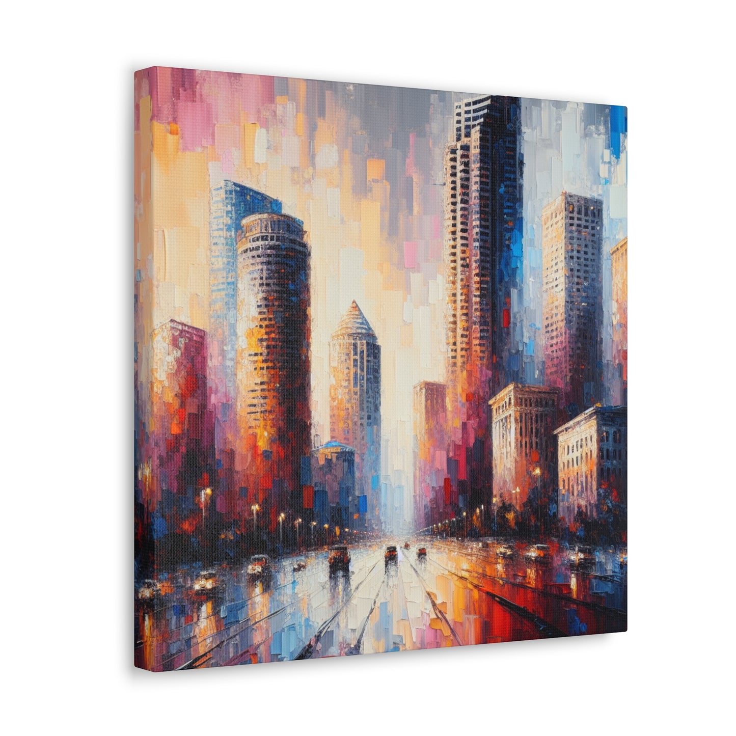 Sunset Rhapsody in Tampa - Canvas