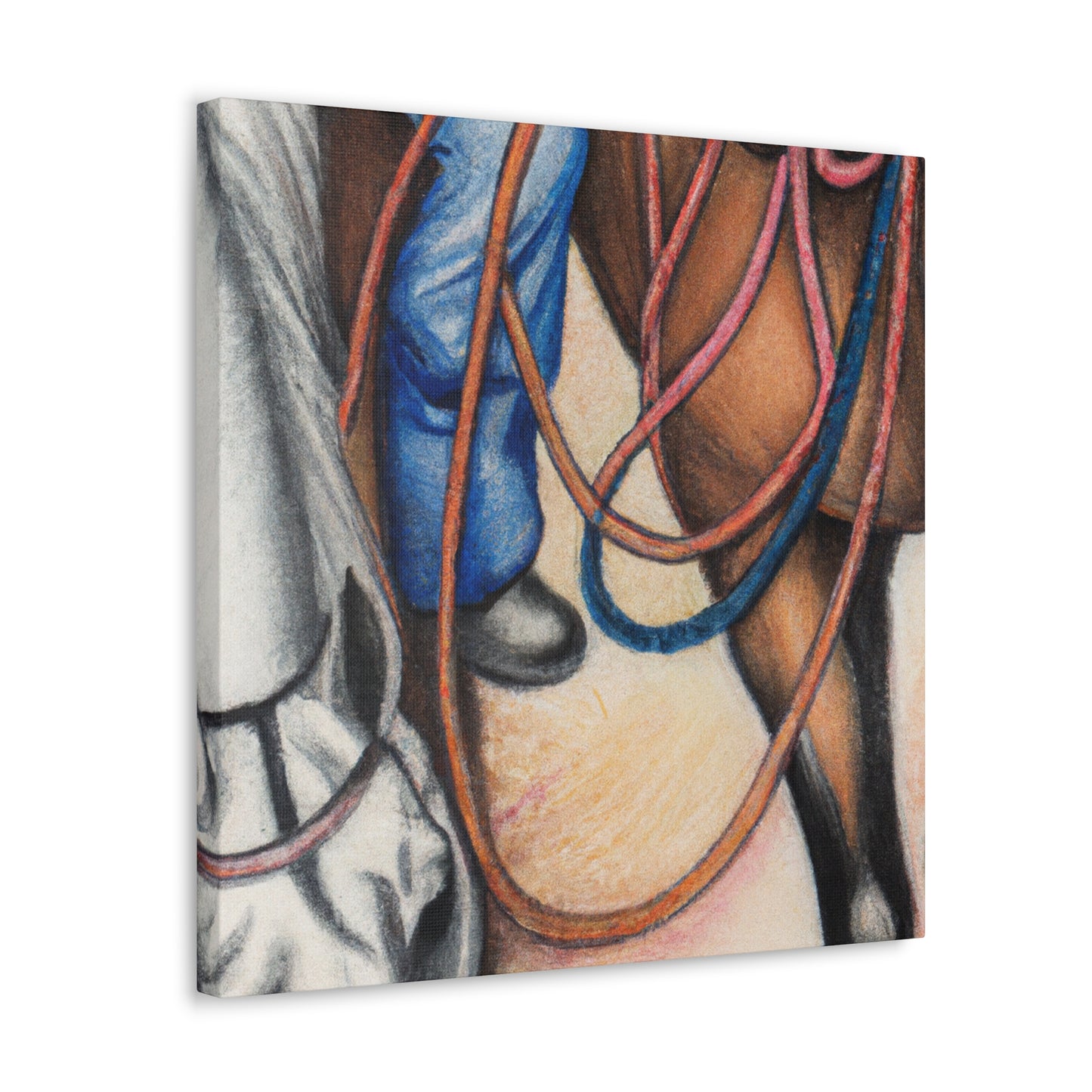 Stirrups of Realism - Canvas