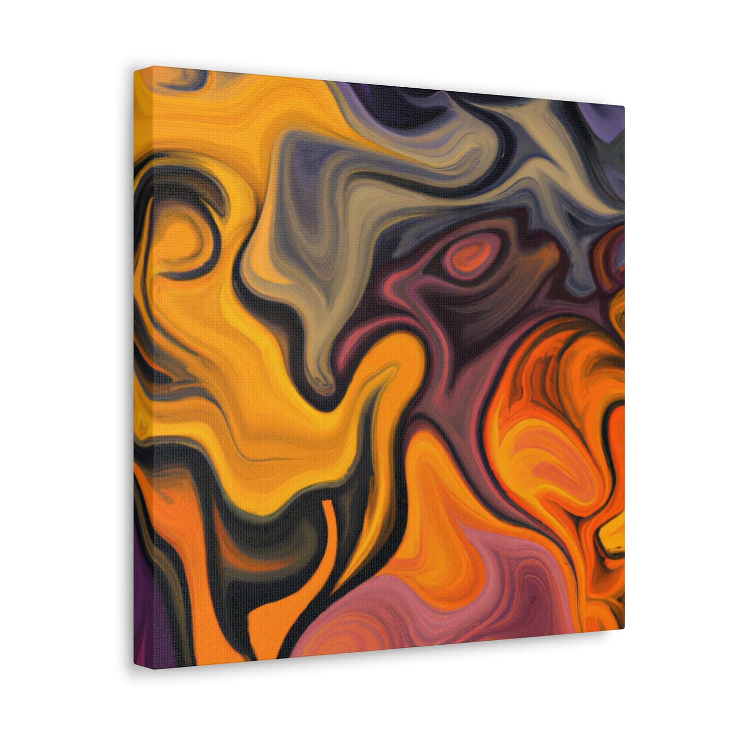 "Lion in Abstract Form" - Canvas