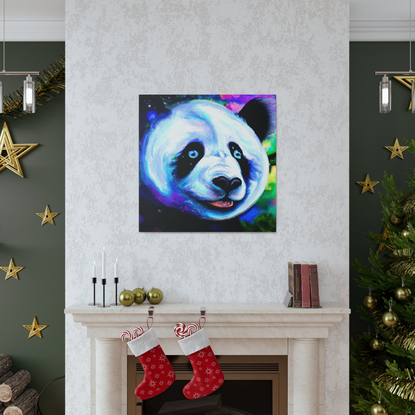 Giant Panda Dreamscape - Canvas