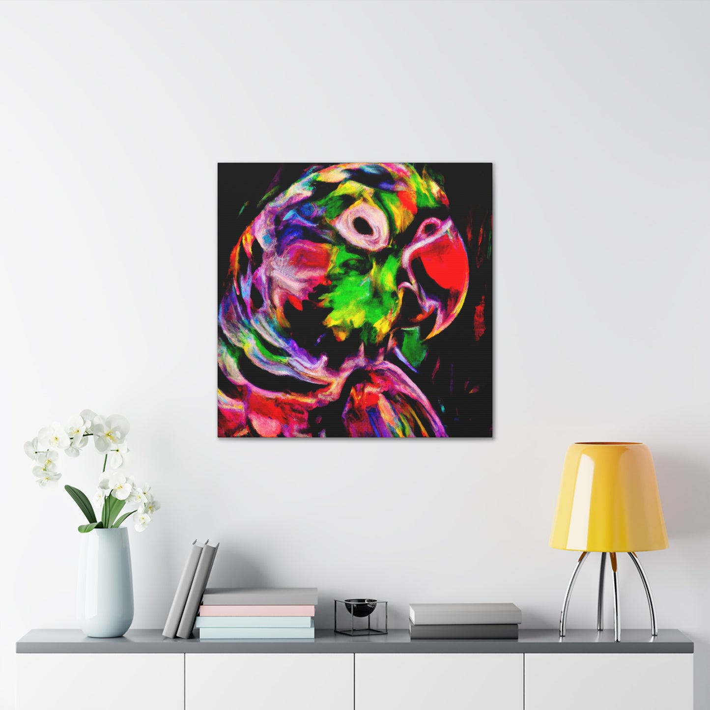 Bright Conure Delight - Canvas