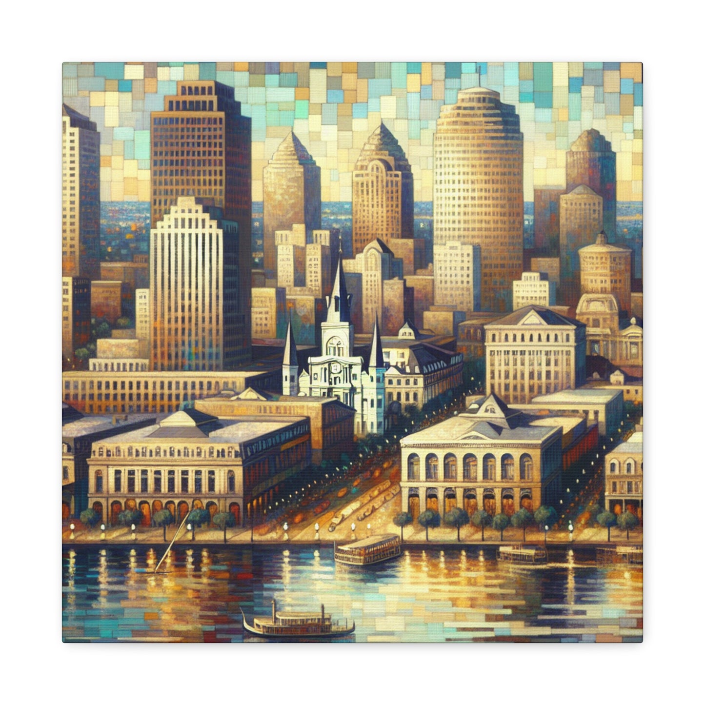 Jazz City Serenade - Canvas