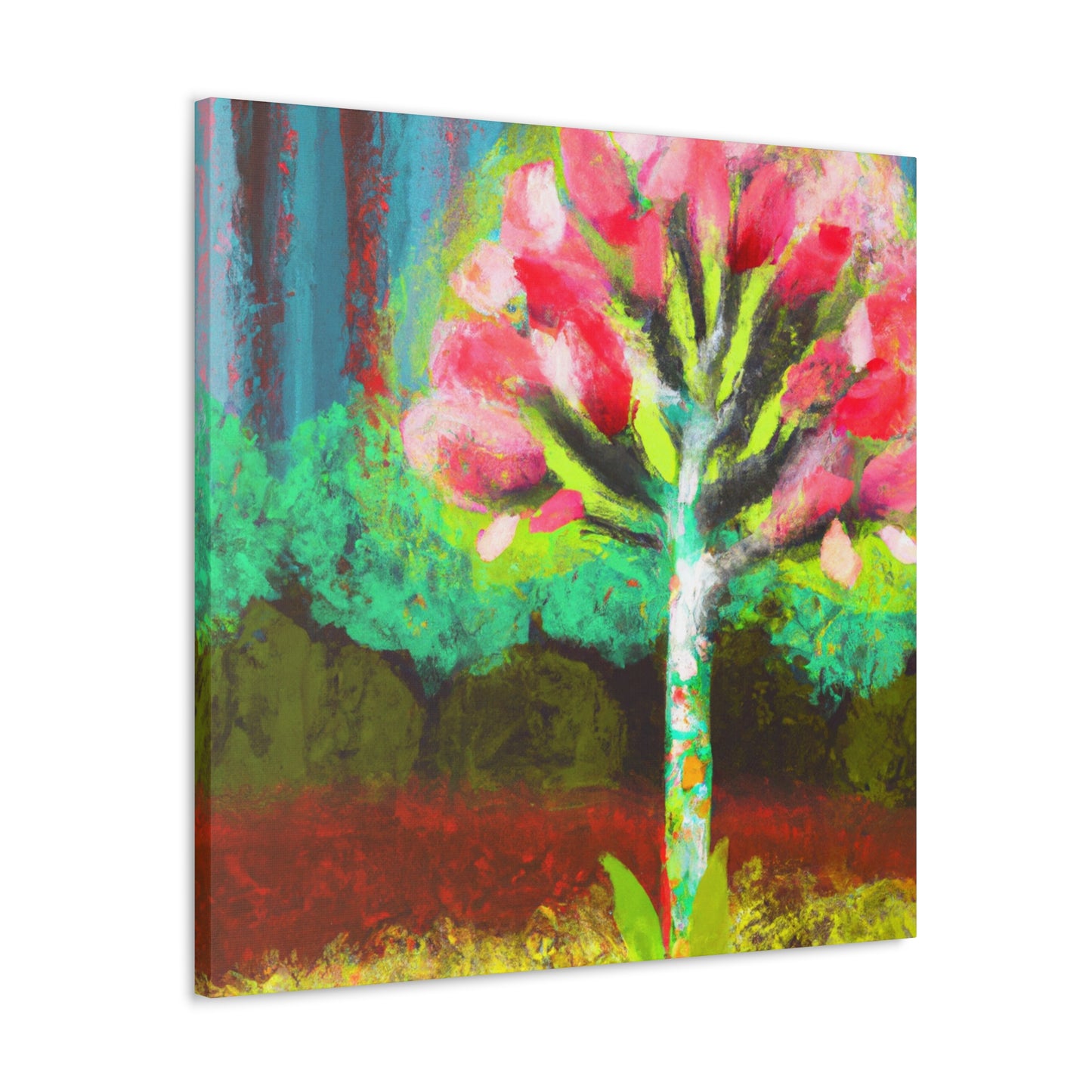 "Dogwood at Dusk Sky" - Canvas